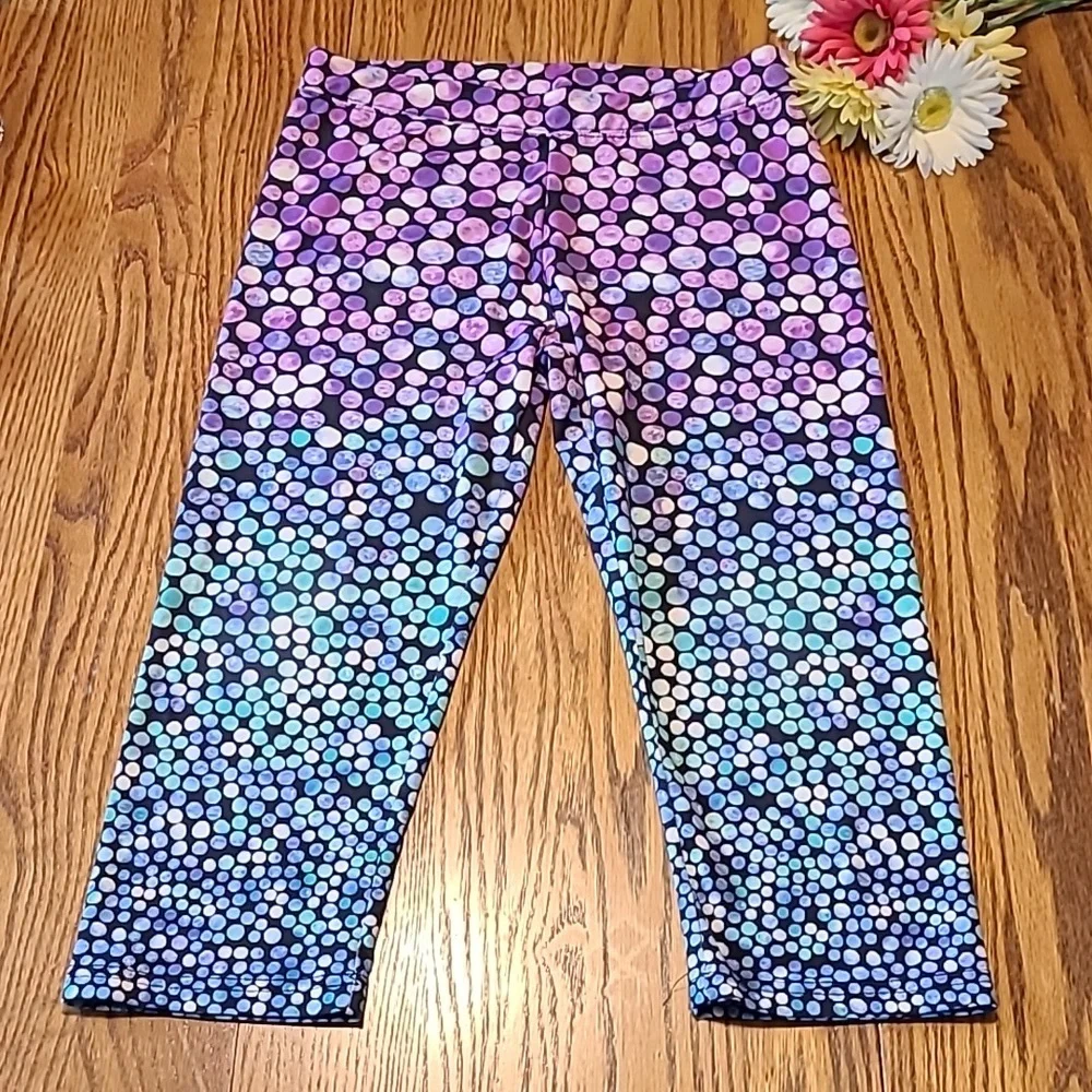 Justice Multicolored Capri Pants - Girl's 16